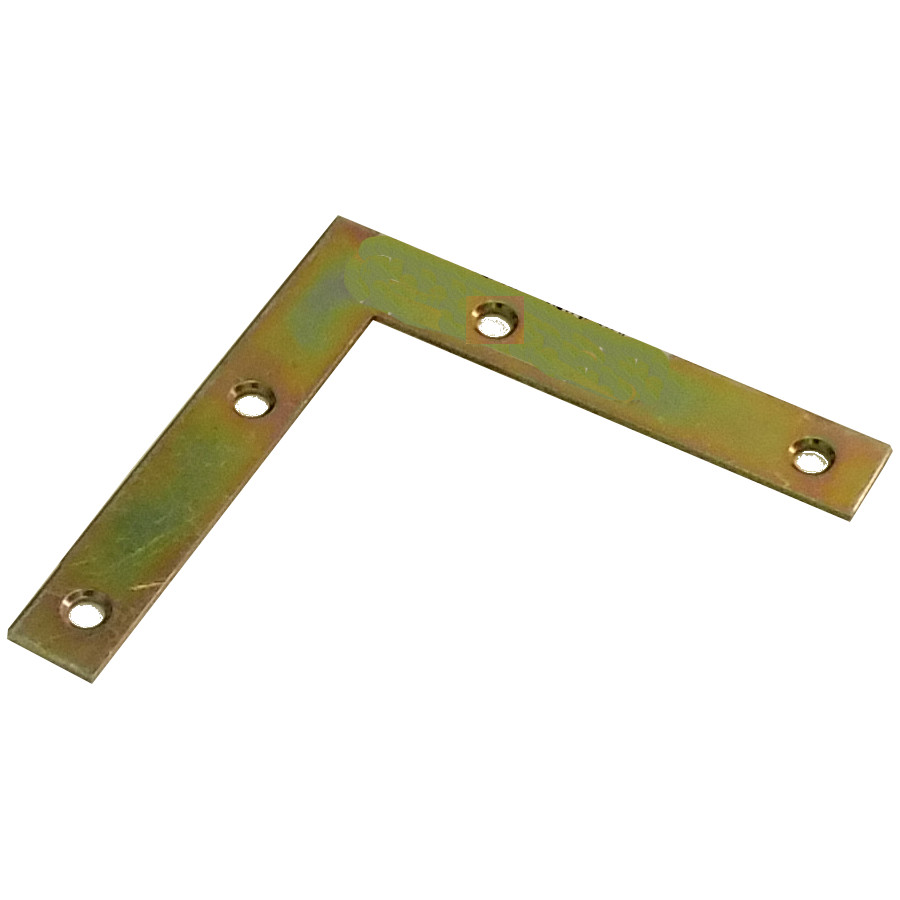 Möbel-Flachwinkel gvz | 75 x 75 x 12 mm 75 x 75 x 12 mm