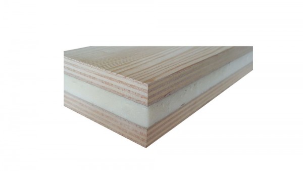 Sandwichplatte Kiefer-Carolina MF | 2500 x 1700 x 24 mm